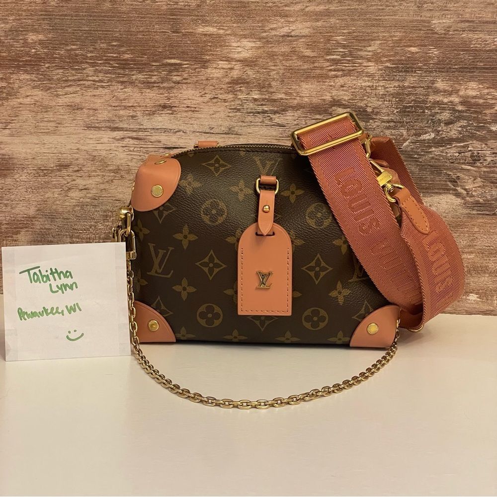 🥰SOLD ON EBAY🥰 LV LOUIS VUITTON PETITE MALLE SOUPLE - Picture 1 of 13